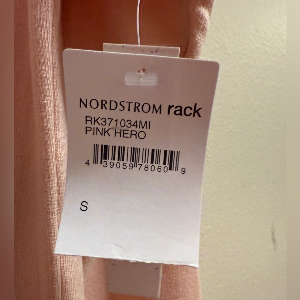 Abound Women's Pink Oversized Distressed Tie-Front Sweatshirt Size Small NWT - Picture 4 of 9